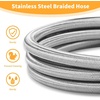 image:image6 Feet Propane Regulator and Hose Universal Grill Regulator ReplacementStainless Steel