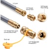 image:imageGasSaf 10 FT 12 ID Natural Gas Hose with Quick Connect Fitting12 inch 10FT