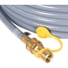 image:imageGasSaf 10 FT 12 ID Natural Gas Hose with Quick Connect Fitting12 inch 10FT