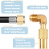 image:imageGasSaf 12FT RV Quick Connect Propane Hose12 Feet  Adapter