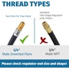 image:imageGasSaf 12inch RV Propane Hose Camper Propane Hose1 Feet