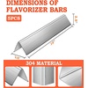 image:imageGasSaf 153 inch Flavorizer Bars Replacement for Weber 7635 Spirit 200 Series Spirit E210 S210 E220 S22020132016 3Pack 304 Stainless Steel Durable Flavor Bars153L x35W x25Hfor Spirit 300 Front7636 SUS304