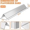 image:imageGasSaf 153 inch Flavorizer Bars Replacement for Weber 7635 Spirit 200 Series Spirit E210 S210 E220 S22020132016 3Pack 304 Stainless Steel Durable Flavor Bars153L x35W x25Hfor Spirit 200 Front7635 Stainless Steel