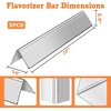 image:imageGasSaf 153 inch Flavorizer Bars Replacement for Weber 7635 Spirit 200 Series Spirit E210 S210 E220 S22020132016 3Pack 304 Stainless Steel Durable Flavor Bars153L x35W x25Hfor Spirit 300 Front7636 Stainless Steel