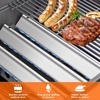 image:imageGasSaf 153 inch Flavorizer Bars Replacement for Weber 7635 Spirit 200 Series Spirit E210 S210 E220 S22020132016 3Pack 304 Stainless Steel Durable Flavor Bars153L x35W x25Hfor Spirit 200 Front7635 Stainless Steel