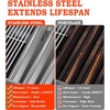 image:imageGasSaf 153 inch Flavorizer Bars Replacement for Weber 7635 Spirit 200 Series Spirit E210 S210 E220 S22020132016 3Pack 304 Stainless Steel Durable Flavor Bars153L x35W x25Hfor Spirit 300 Front7636 SUS304