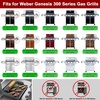image:imageGasSaf 195 Grill Grates and Cooking Grate Lifter for Weber Genesis 300 Replacement Parts for Genesis E310 E320 E330 EP310 EP320 EP330 S310 S320 S330 Grills Cast Iron BBQ Parts for Weber 7524 7528195 x 129 7524Lifter