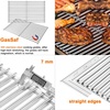image:imageGasSaf 195 Grill Grates for Weber Genesis 300 Weber Genesis Grill Grates 7524 7528 7MM SUS304 Replacement Parts for E310 E320 E330 S310 S320 S33020072016 Pit Boss PB700 Series Cooking Grids175 x 102 x 05