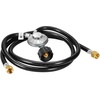 image:imageGasSaf 2 Feet YSplitter Low Pressure Propane Regulator Double Hose3 Feet