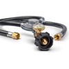 image:imageGasSaf 2 Feet YSplitter Low Pressure Propane Regulator Double HoseUpgrade 2 Feet