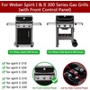 image:imageGasSaf 245 Flavorizer Bars for Weber Genesis 300 Gas Grills Flavor Bar for Weber 7539 7540 Genesis E310 E320 S310 S320 EPCEP 310 amp 320 SideKnob 5Pack Porcelain Enameled Heat Plates Bars153 7636