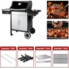 image:imageGasSaf 245 Flavorizer Bars for Weber Genesis 300 Gas Grills Flavor Bar for Weber 7539 7540 Genesis E310 E320 S310 S320 EPCEP 310 amp 320 SideKnob 5Pack Porcelain Enameled Heat Plates Bars215 7534