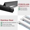 image:imageGasSaf 245 Flavorizer Bars for Weber Genesis 300 Gas Grills Flavor Bar for Weber 7539 7540 Genesis E310 E320 S310 S320 EPCEP 310 amp 320 SideKnob 5Pack Porcelain Enameled Heat Plates Bars22528set