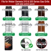 image:imageGasSaf 245 Flavorizer Bars for Weber Genesis 300 Gas Grills Flavor Bar for Weber 7539 7540 Genesis E310 E320 S310 S320 EPCEP 310 amp 320 SideKnob 5Pack Porcelain Enameled Heat Plates Bars245 7539