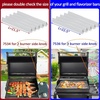 image:imageGasSaf 245 inch Flavorizer Bar Replacement for Weber 7539 7540 Genesis 300 Series E310 E320 S310 S320 EPCEP 310 amp 320 with Side Mounted Control Panels 5Pack Stainless Steel Flavor Bar215 inch
