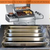 image:imageGasSaf 245 inch Flavorizer Bar Replacement for Weber 7539 7540 Genesis 300 Series E310 E320 S310 S320 EPCEP 310 amp 320 with Side Mounted Control Panels 5Pack Stainless Steel Flavor Bar245 inch
