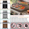 image:imageGasSaf 245 inch Flavorizer Bar Replacement for Weber 7539 7540 Genesis 300 Series E310 E320 S310 S320 EPCEP 310 amp 320 with Side Mounted Control Panels 5Pack Stainless Steel Flavor Bar175 inch