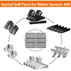 image:imageGasSaf 245 inch Flavorizer Bar Replacement for Weber 7539 7540 Genesis 300 Series E310 E320 S310 S320 EPCEP 310 amp 320 with Side Mounted Control Panels 5Pack Stainless Steel Flavor Bar175 inch