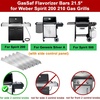 image:imageGasSaf 245 inch Flavorizer Bar Replacement for Weber 7539 7540 Genesis 300 Series E310 E320 S310 S320 EPCEP 310 amp 320 with Side Mounted Control Panels 5Pack Stainless Steel Flavor Bar215 inch