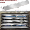 image:imageGasSaf 245 inch Flavorizer Bar Replacement for Weber 7539 7540 Genesis 300 Series E310 E320 S310 S320 EPCEP 310 amp 320 with Side Mounted Control Panels 5Pack Stainless Steel Flavor Bar215 inch