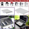 image:imageGasSaf 245 inch Flavorizer Bar Replacement for Weber 7539 7540 Genesis 300 Series E310 E320 S310 S320 EPCEP 310 amp 320 with Side Mounted Control Panels 5Pack Stainless Steel Flavor Bar225 inch