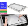 image:imageGasSaf 25 x 16 Stainless Steel Griddle Universal for Gas amp Charcoal Grills Large Flat Top with Grease Groove Heat Evenly Great for Parties Camping amp Tailgating Outdoor Cooking Flat Pan