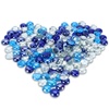 image:imageGasSaf 34 Inch Blended Fire Glass Beads for Outdoor Fire Pit 10 PoundBlended