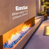 image:imageGasSaf 34 Inch Blended Fire Glass Beads for Outdoor Fire Pit 10 PoundBlended