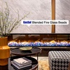image:imageGasSaf 34 Inch Blended Fire Glass Beads for Outdoor Fire Pit 10 PoundBlended