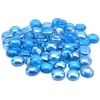 image:imageGasSaf 34 Inch Blended Fire Glass Beads for Outdoor Fire Pit 10 PoundCaribbean Blue LusterBeads