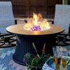 image:imageGasSaf 34 Inch Blended Fire Glass Beads for Outdoor Fire Pit 10 PoundCobalt BlueBeads