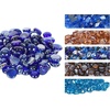 image:imageGasSaf 34 Inch Blended Fire Glass Beads for Outdoor Fire Pit 10 PoundCobalt BlueBeads
