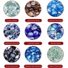 image:imageGasSaf 34 Inch Blended Fire Glass Beads for Outdoor Fire Pit 10 PoundCrystal Clear