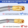 image:imageGasSaf 38 Inch ID Natural Gas Hose 24 Feet Quick Connect Gas Hose12 inch 12FT