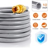 image:imageGasSaf 38 Inch ID Natural Gas Hose 24 Feet Quick Connect Gas Hose12 inch 18FT