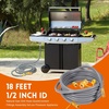 image:imageGasSaf 38 Inch ID Natural Gas Hose 24 Feet Quick Connect Gas Hose12 inch 18FT