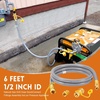 image:imageGasSaf 38 Inch ID Natural Gas Hose 24 Feet Quick Connect Gas Hose12 inch 6FT