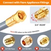 image:imageGasSaf 38 Inch ID Natural Gas Hose 24 Feet Quick Connect Gas Hose12 inch 8FTTST