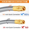 image:imageGasSaf 38 Inch ID Natural Gas Hose 24 Feet Quick Connect Gas Hose12 inch 8FTTST