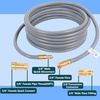 image:imageGasSaf 38 Inch ID Natural Gas Hose 24 Feet Quick Connect Gas Hose38 inch 24FT