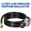 image:imageGasSaf 3FT Propane Regulator with Hose Propane Gas Regulators and GaugeBack