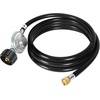 image:imageGasSaf 3FT Propane Regulator with Hose Propane Gas Regulators and GaugeBack