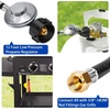 image:imageGasSaf 3FT Propane Regulator with Hose Propane Gas Regulators and GaugeBack