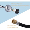 image:imageGasSaf 3FT Propane Regulator with Hose Propane Gas Regulators and GaugeBack