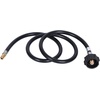 image:imageGasSaf 4 FT RV Propane Hose Propane Pigtail Connector HoseBlack