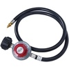 image:imageGasSaf 4FT 010PSI Adjustable High Pressure Propane Regulator4 FT Black