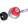 image:imageGasSaf 4FT 010PSI Adjustable High Pressure Propane Regulator4 FT Silver