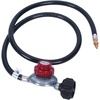 image:imageGasSaf 4FT 010PSI Adjustable High Pressure Propane Regulator4 Feet Black