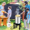 image:imageGasSaf 4FT 010PSI Adjustable High Pressure Propane Regulator5 Feet Black