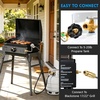 image:imageGasSaf 5 FT Propane Adapter Hose with Griddle Regulator5 FTG